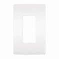 thumbnail image 1 of Rocker Wall Plate, Number of Gangs: 3 Plastic, Smooth Finish, White RWP26W, 1 of 8