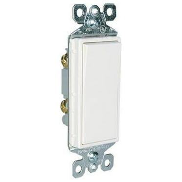Legrand TM870WCC10 Pass & Seymour Single Pole Decorator Switch 15A 120/277W White - Quantity 10