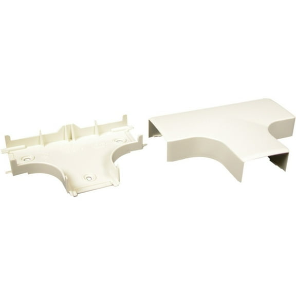 Tee Raceway, PN05 Series, 1 Channel, 2.93 in W, 0.625 in H, 4-3/4 in L, Ivory PN05F15V