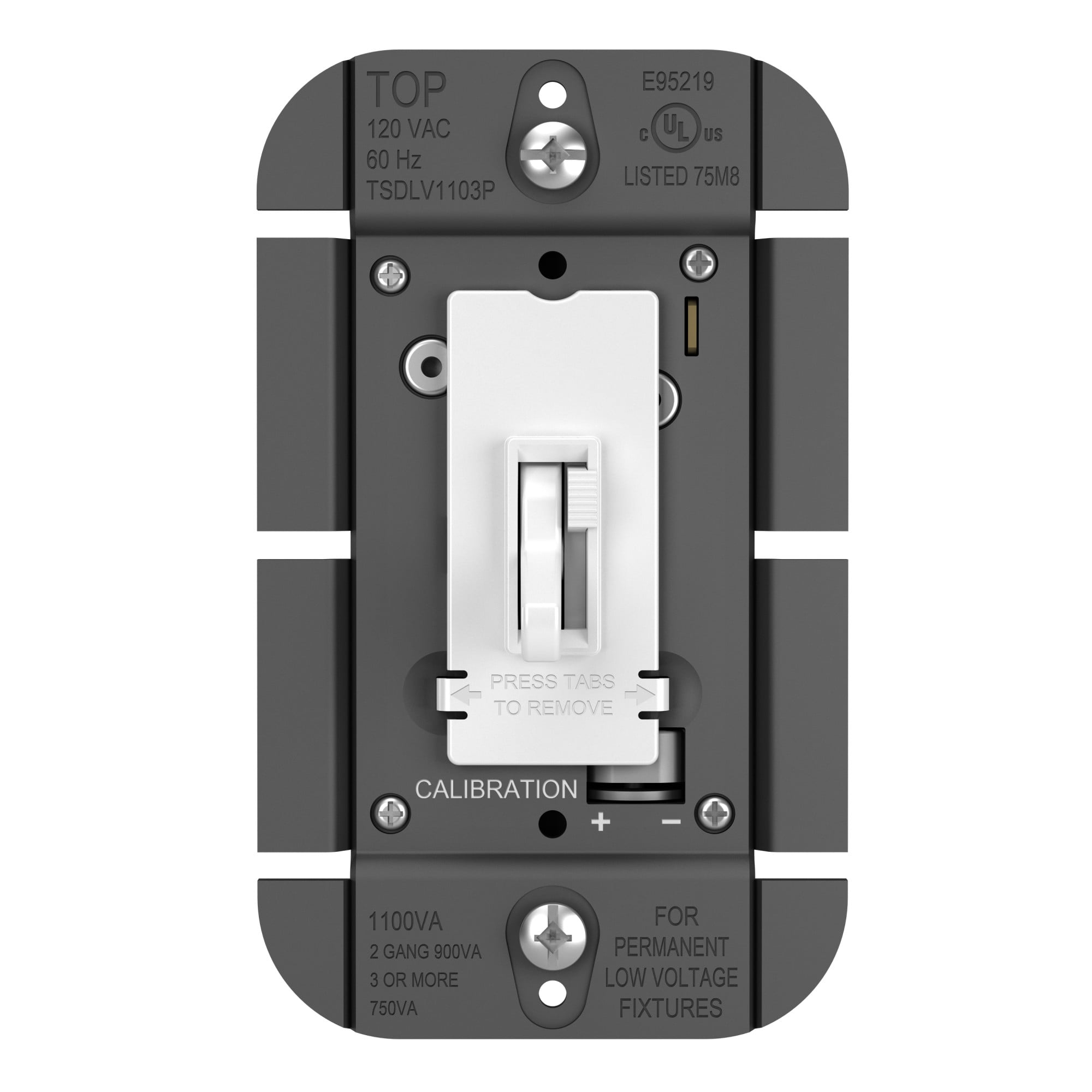 Legrand Tsdlv1103p Toggle Slide Dimmer 1100Va Single Pole/3Way