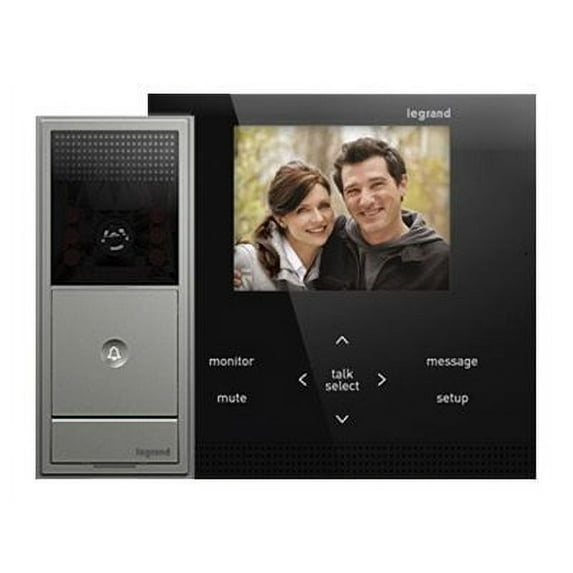 Legrand Video Intercom Kit - Video intercom system - wireless - 1 camera(s) - black, magnesium