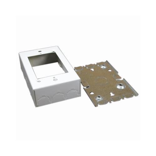 BW3 Deep Outlet Box, 1-3/8-In. Depth, White - Quantity 1