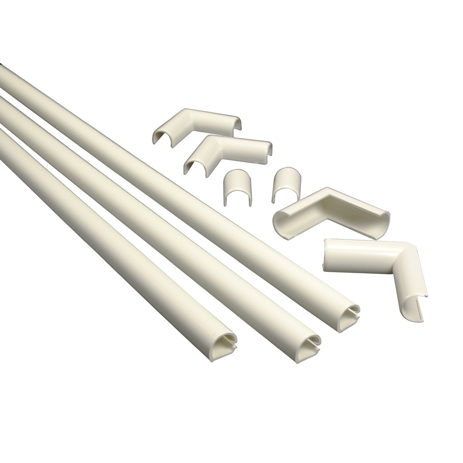 Legrand Wiremold C100 Cordmate 9 Foot 9 Piece Cord Cover Kit, Organizer