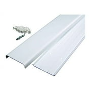 C2G 4ft Wiremold Flat Screen TV Cord Cover Kit - Cable raceway - white