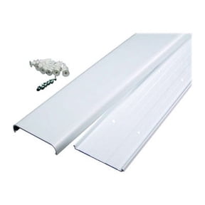 C2G 4ft Wiremold Flat Screen TV Cord Cover Kit - Cable raceway - white