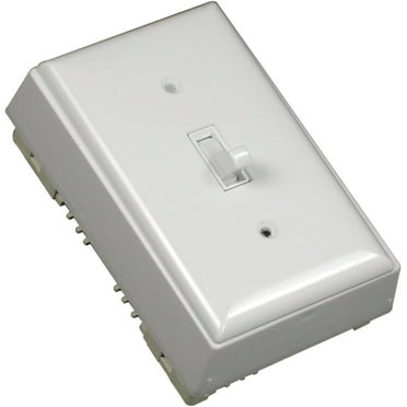Legrand - Wiremold Plastic Nonmetallic Raceway Extending Power, On-Wall Switch + Box, White, NMW2-S, No Size