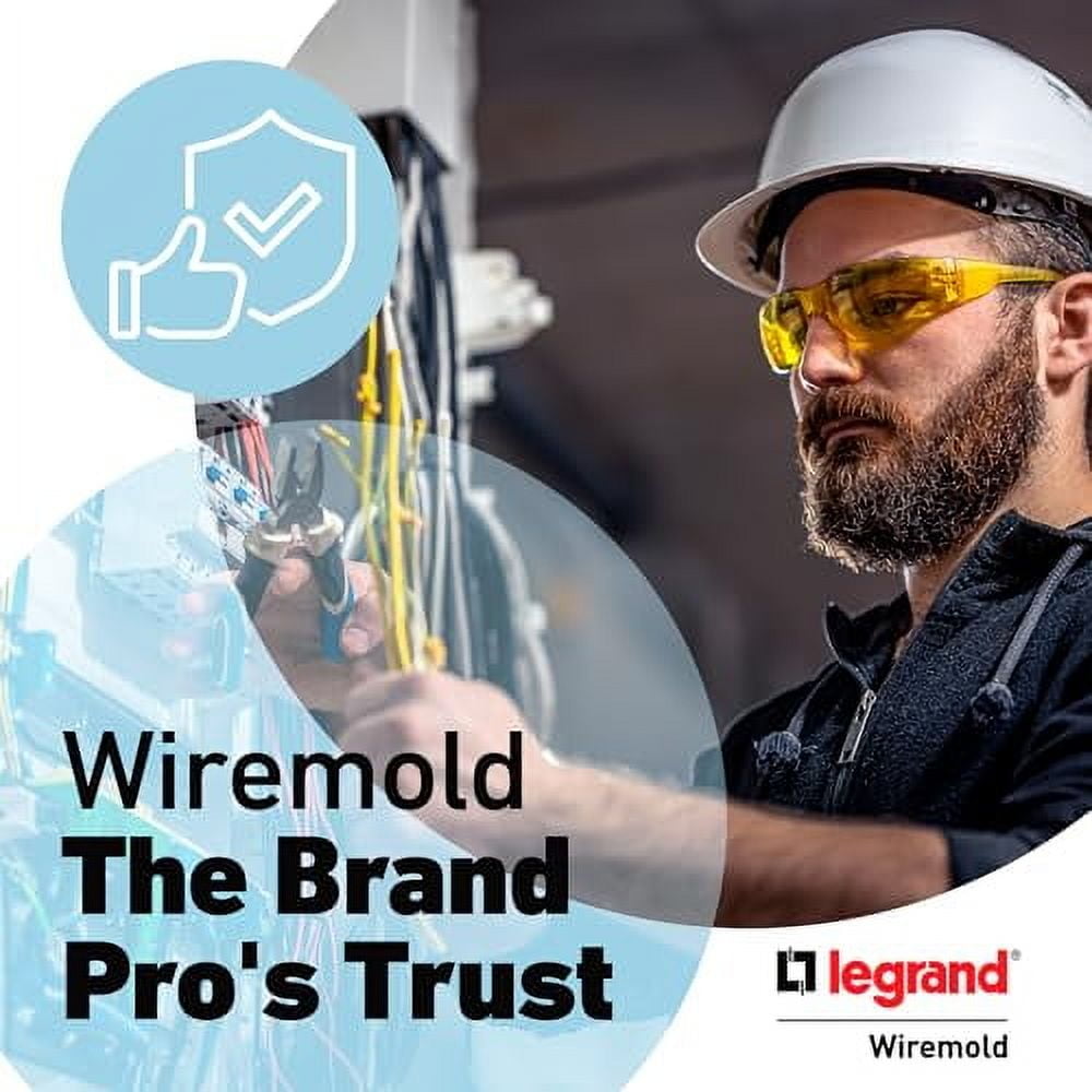 Legrand Wiremold WH20GB306TR Plugmold 2000 Series 3 Foot Hardwired