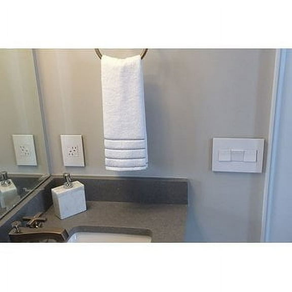 Legrand adorne 1 Gang Wall Plate 6 Pack Glossy White AWP1G2WH6-6PK