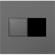 Legrand adorne 15A 2-Gang Pop-Out Outlet in Magnesium Finish