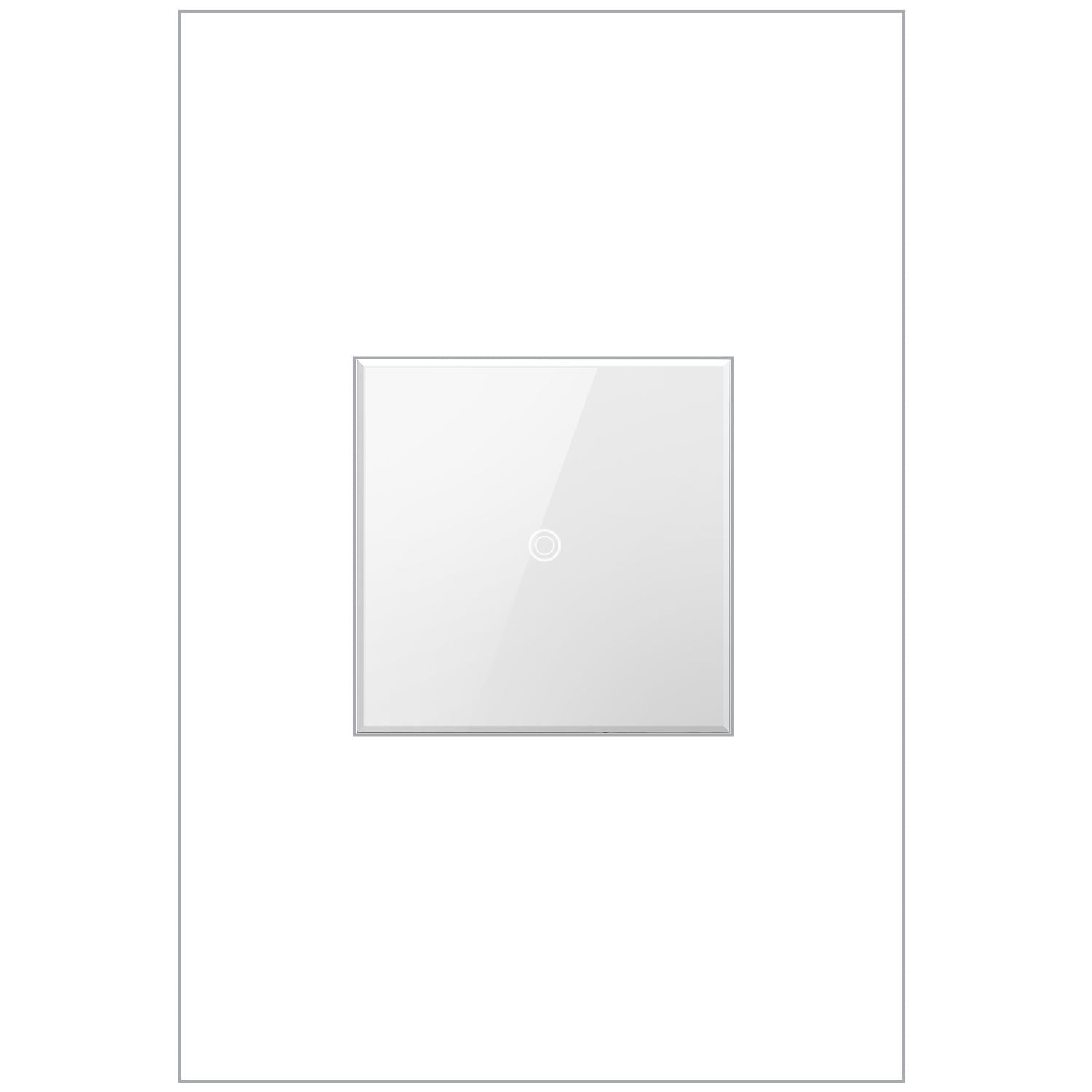 White Glass Face Motion Sensing Touch Light Switch