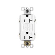 Legrand radiant Self-Test GFCI Weather ResistantOutlets, 20 Amp, Tamper Resistant, Outdoor Outlets, White, 2097TRWRWCC4