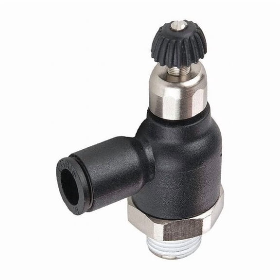 Legris Compact Flow Control,10mm Tube,3/8 In 7065 10 17
