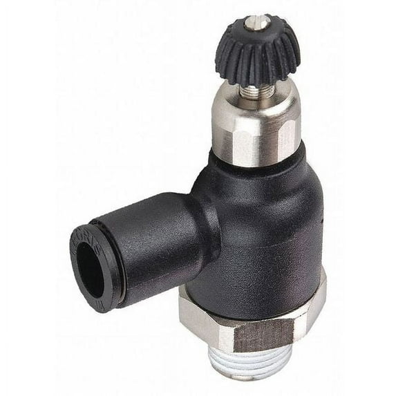 Legris Compact Flow Control,R3/8inBSPT,MeterOut 7065 12 17