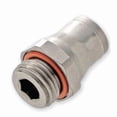 thumbnail image 1 of Legris Push-Fit Adapter Fitting, 13/32 in Tube Size, Brass, Silver 3601 10 17, 1 of 1