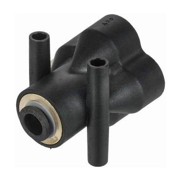 Legris Fractional Push-to-Connect Fitting, Nylon, Black 3144 04 56