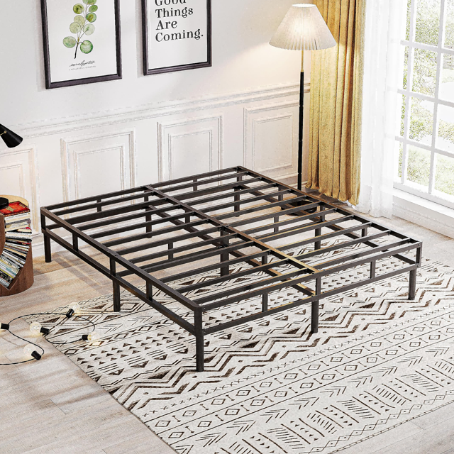 Legs Included QFTIME 14" Metal King Box Spring, Sturdy Mattress