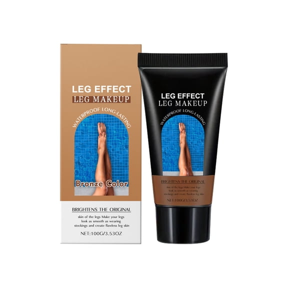 Legs Tanning Foundations Cream Conceals Blemishes Waterproof Long-Lasting Brightens Tone Foundations Cream 100g