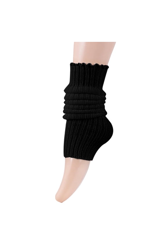 Legwarmers, Leg Warmers for Women, Leg Warmers, Leg Warmer, Ankle Warmers, Women Fashion Slouch Knit Mid Calf Casual Socks, Black
