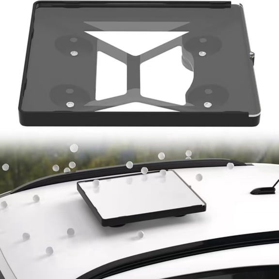 Lehaotech Magnetic Roof Mount Bracket for Starlink Mini Quick-Release Black Heavy Duty Hold