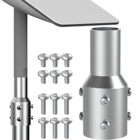 Lehaotech Pipe Adapter Pole Mount for Starlink V2 Dish Snap-In 0.8 to 2 Inch Round Pole Mount Kit