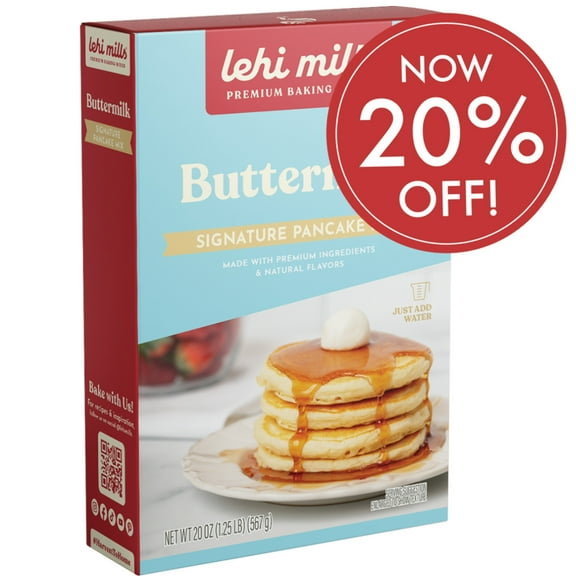 Lehi Mills Natural Buttermilk Pancake Mix  - Baking Mixes