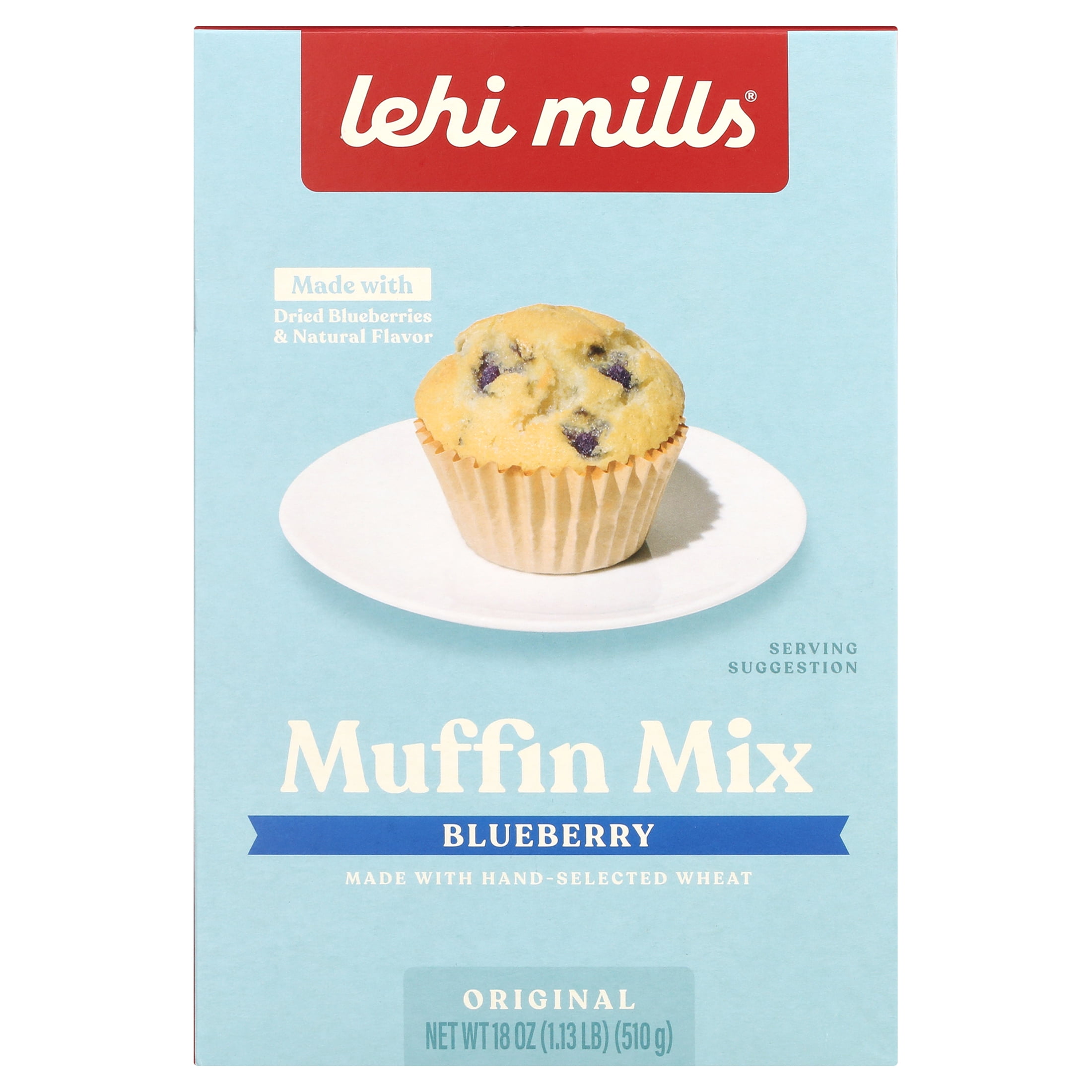 Lehi Roller Mills Blueberry Muffin Mix 18 oz Box