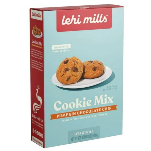 Lehi Roller Mills, Cookie Mix, Pumpkin Chocolate Chip, 17.5 oz (Pack of 24)