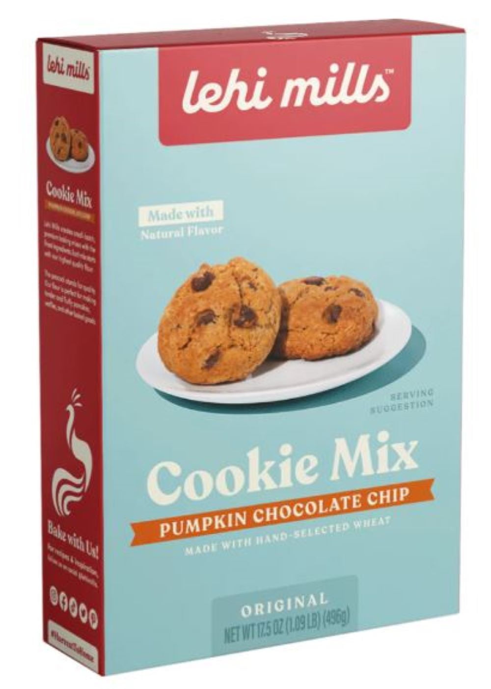 Lehi Roller Mills, Cookie Mix, Pumpkin Chocolate Chip, 17.5 oz (Pack of 6)