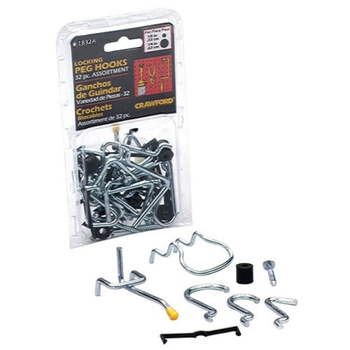 HOOK PEGLOCK 32PC ASST (Pack of 1)