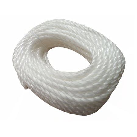 Lehigh Group PT4100 Twisted Polypropylene Rope, 1/4" x 100'