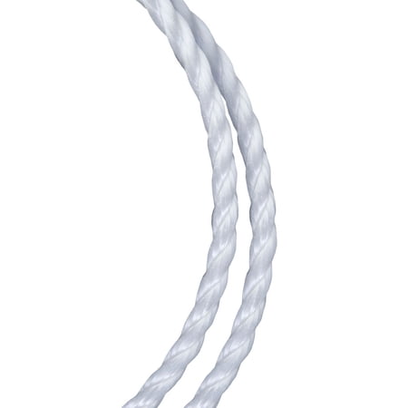 Lehigh Group PT4100 Twisted Polypropylene Rope, 1/4" x 100'