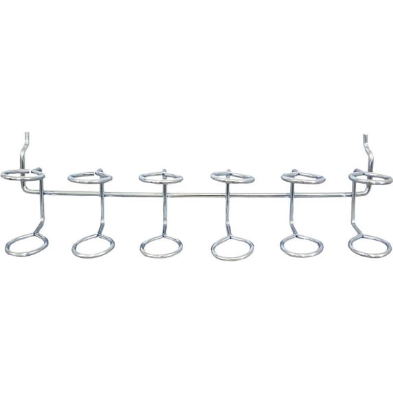 CRAWFORD 18777 Peg Hook Holder, Steel, Silver, Zinc