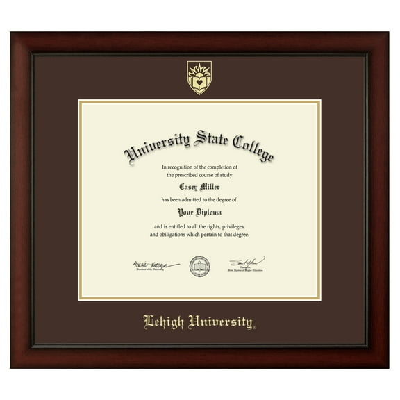 Lehigh University Diploma Frame, Document Size 17" x 14" Graduation Made in USA Officially Licensed