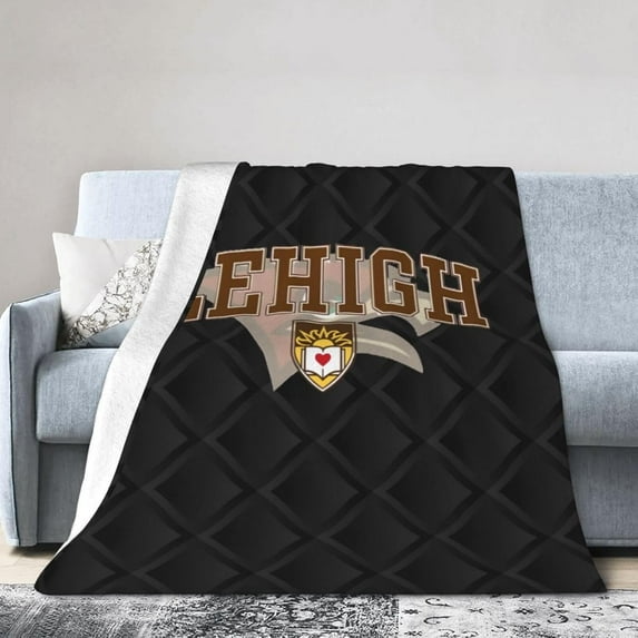Lehigh University Logo Ultra-Soft Micro Fleece Blanket Soft Comfortable Flannel Blanket Available for Bed Couch Living Room