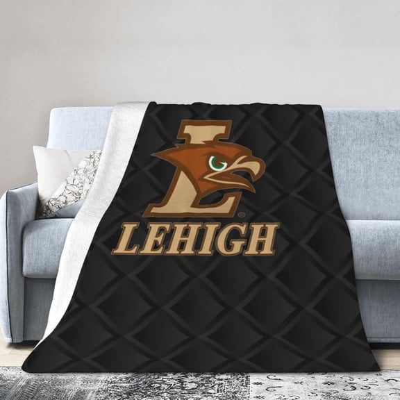 Lehigh University Logo Ultra-Soft Micro Fleece Blanket Soft Comfortable Flannel Blanket Available for Bed Couch Living Room