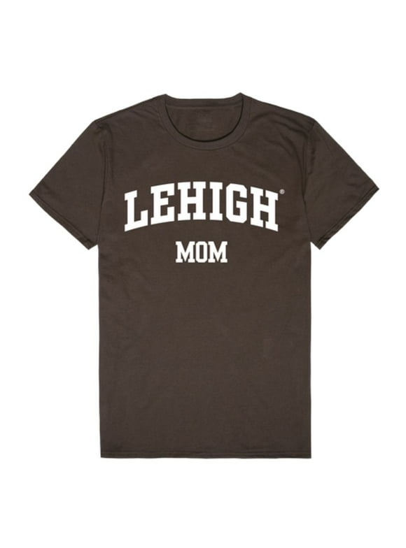 Lehigh University Mountain Hawks College Mom Womens T-Shirt Brown Small