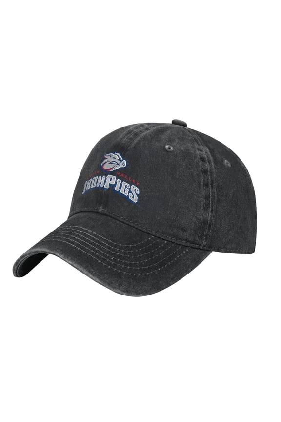 Lehigh Valley Ironpigs Hat Adjustable Baseball Cap Cotton Cowboy Hat, Fashionable For Man Woman