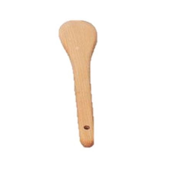 Lehman's Handcrafted Wooden Cooking Utensils - Solid Satin Finish Maple Wood with .75 Inch Thick Handles, Flat Spoon