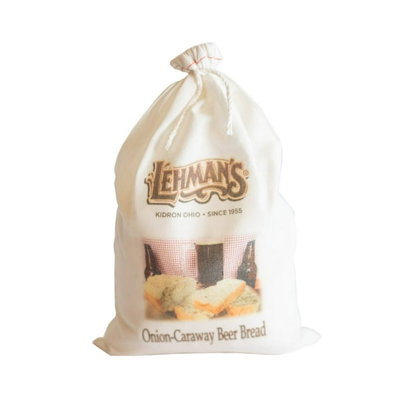 Lehman's Homemade Bread Mix, Quick and Easy to Prepare and Bake, Delicious 15.25 oz Gift Bag, Onion Caraway Beer Bread