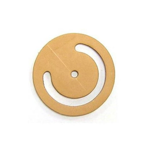 Lehman's Replacement Shallow Well Pitcher Pump Lower Check Leather, 2.5 inches