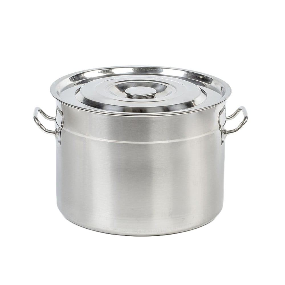 Lehman s Stainless Steel Home Canning Water Bath Canner Stockpot with Lid 20 Qt