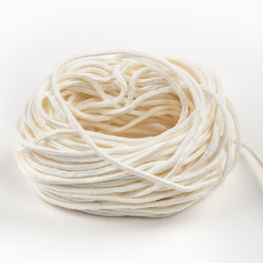 Lehman's Wicking for Candle Making - #2 Square Braid to Make Your Own Pillar or Taper Candles, 25 Yards