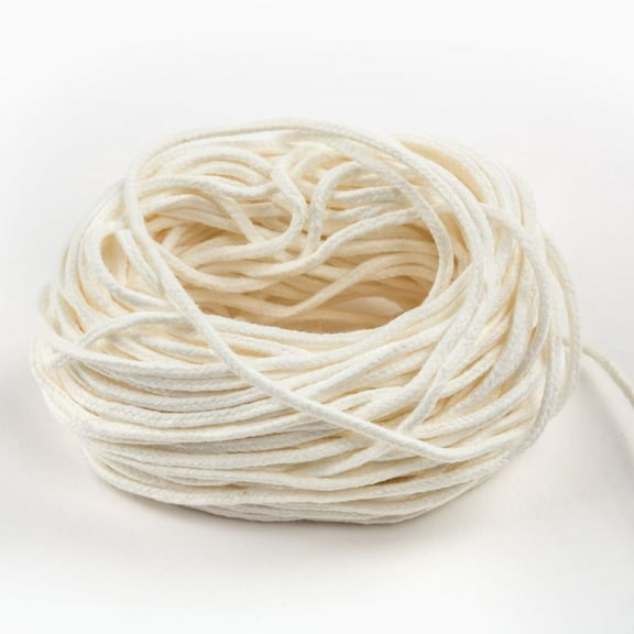 Lehman's Wicking for Candle Making - #2 Square Braid to Make Your Own Pillar or Taper Candles, 25 Yards