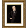 thumbnail image 1 of Lehmann, Rudolph K.E. 11x14 Gold Ornate Wood Framed with Double Matting Museum Art Print Titled - Robert Browning, 1 of 4