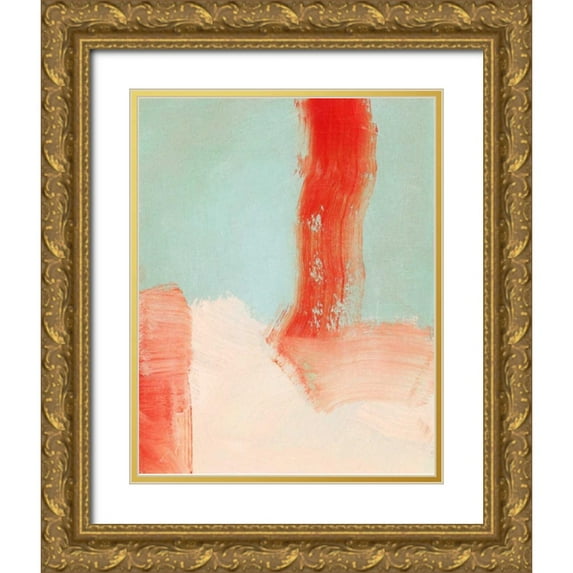 Lehnhardt, Iris 15x18 Gold Ornate Wood Framed with Double Matting Museum Art Print Titled - Color Study