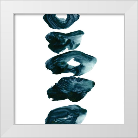 Lehnhardt, Iris 20x20 White Modern Wood Framed Museum Art Print Titled - Irregular 2