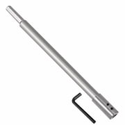 Lehood 10 Inch Forstner Bit Extension Extra Long Drill Bit Extension for Adding Over 8-3/4" of Drilling Depth 10" for 3/8" Round Shank or Hex Shank
