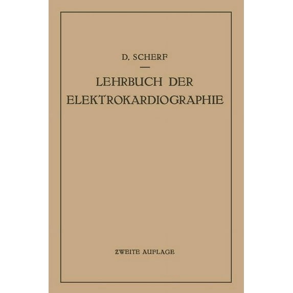 Lehrbuch Der Elektrokardiographie, (Paperback)