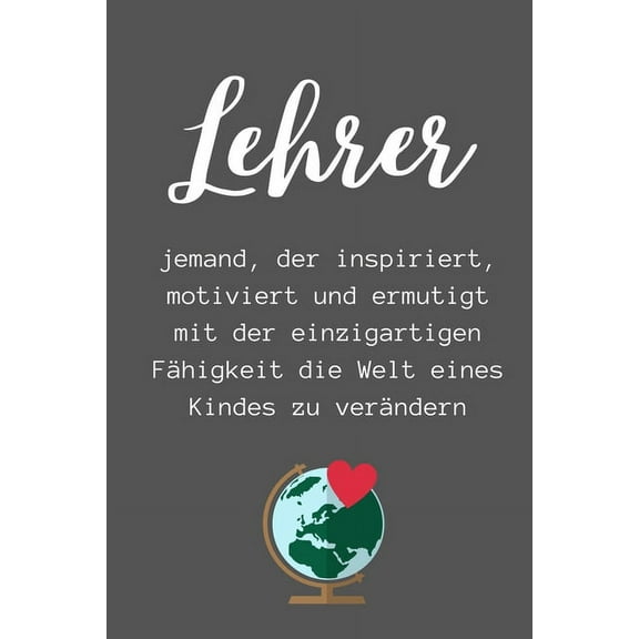 Lehrer Jemand, Der Inspiriert, Motiviert Und Ermutigt Mit Der Einzigartigen: A5 PUNKTIERT Geschenkidee fr Lehrer Erzieher - Abschiedsgeschenk Grundschule - Klassengeschenk - Dankeschn - Lehrer Gesch