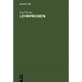 thumbnail image 1 of Lehrproben, (Hardcover), 1 of 1